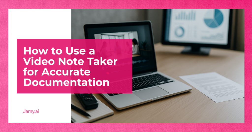How to Use a Video Note Taker for Accurate Documentation